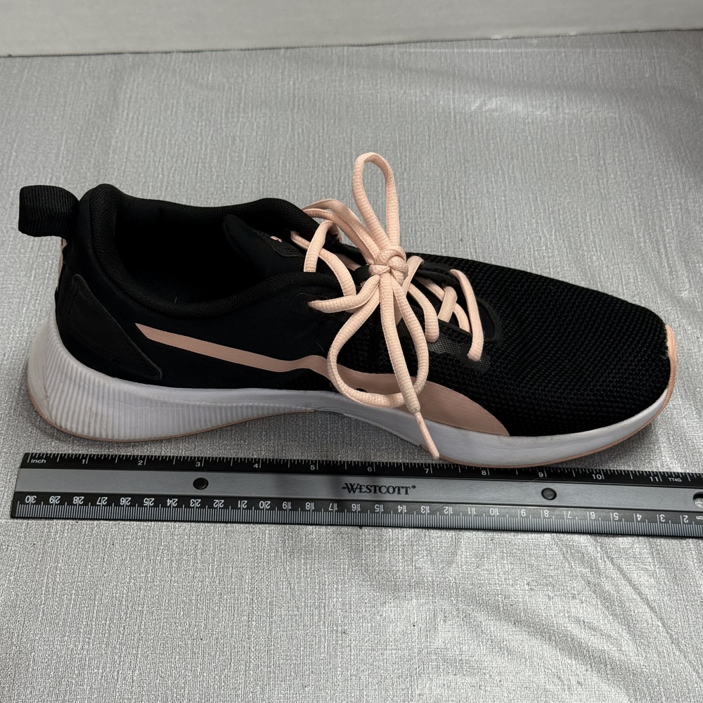 Puma Flyer Womens Sneakers Size 10 Black Peach Running Shoes - Picture 8 of 9